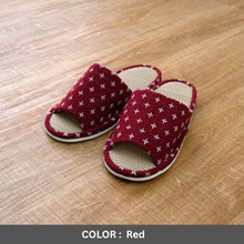 Load image into Gallery viewer, Igusa Slippers Embroidery
