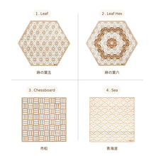 Load image into Gallery viewer, Japanese Wooden Coaster

