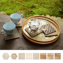 Load image into Gallery viewer, Japanese Wooden Coaster
